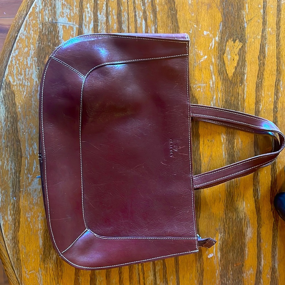 Claudia Firenze Brown Italian Leather bag!